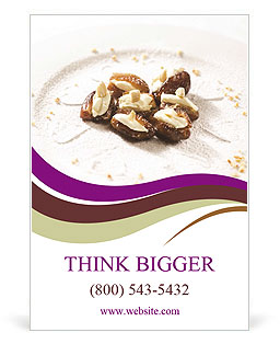 Delectable Dates Stuffed With Delicious Fillings Ad Template