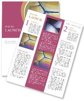 Ascorbic acid in polarized light Newsletter Template