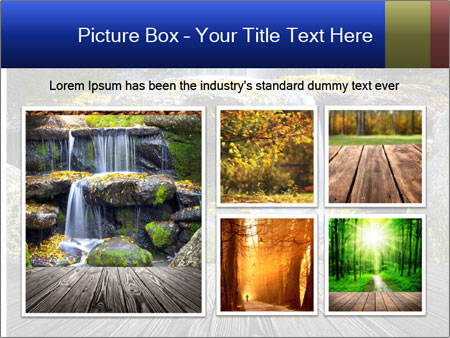 Using Wood Textured Backgrounds For Room Interiors With Waterfall Backdrops Google Slides Theme - Slide 19