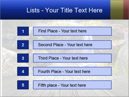 Using Wood Textured Backgrounds For Room Interiors With Waterfall Backdrops Google Slides Theme - Slide 3