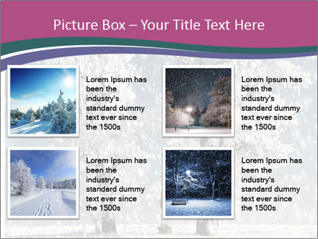 Czech Republic's Winter Landscape: Trees In The Snow Google Slides Theme - Slide 14