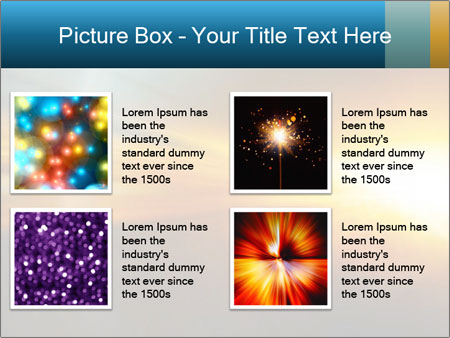 A bright yellow and blue abstract powerpoint presentation Google Slides Theme - Slide 14