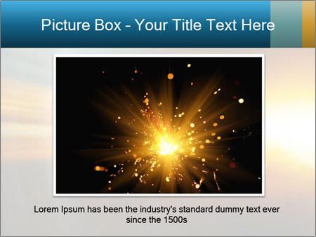 A bright yellow and blue abstract powerpoint presentation Google Slides Theme - Slide 15