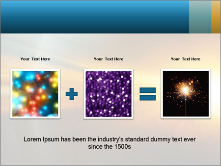 A bright yellow and blue abstract powerpoint presentation Google Slides Theme - Slide 22