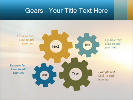 A bright yellow and blue abstract powerpoint presentation Google Slides Theme - Slide 47