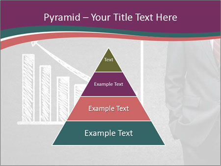 Concrete Wall With Man Standing Next To Growth Chart: A Visual Representation Of Progress. Google Slides Theme - Slide 30