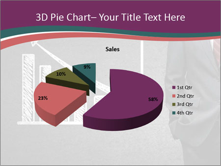 Concrete Wall With Man Standing Next To Growth Chart: A Visual Representation Of Progress. Google Slides Theme - Slide 35