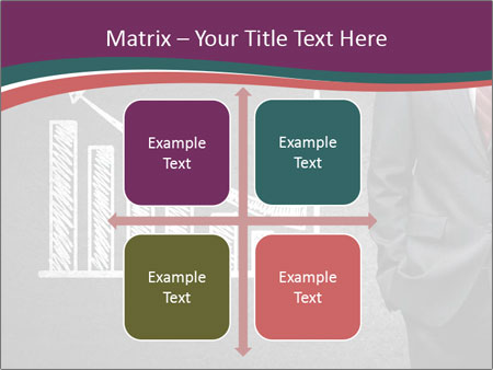 Concrete Wall With Man Standing Next To Growth Chart: A Visual Representation Of Progress. Google Slides Theme - Slide 37