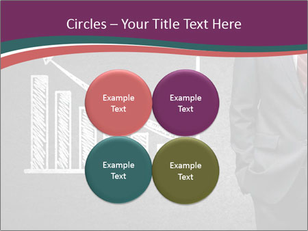 Concrete Wall With Man Standing Next To Growth Chart: A Visual Representation Of Progress. Google Slides Theme - Slide 38
