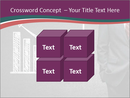 Concrete Wall With Man Standing Next To Growth Chart: A Visual Representation Of Progress. Google Slides Theme - Slide 39