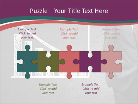 Concrete Wall With Man Standing Next To Growth Chart: A Visual Representation Of Progress. Google Slides Theme - Slide 41