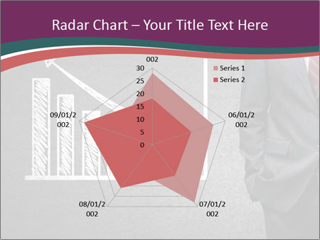 Concrete Wall With Man Standing Next To Growth Chart: A Visual Representation Of Progress. Google Slides Theme - Slide 51
