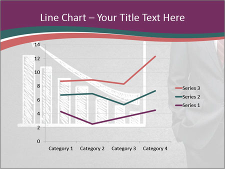 Concrete Wall With Man Standing Next To Growth Chart: A Visual Representation Of Progress. Google Slides Theme - Slide 54