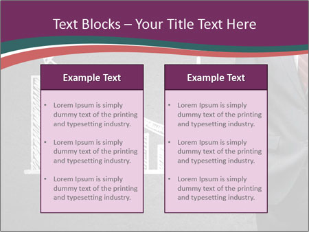 Concrete Wall With Man Standing Next To Growth Chart: A Visual Representation Of Progress. Google Slides Theme - Slide 57