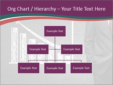 Concrete Wall With Man Standing Next To Growth Chart: A Visual Representation Of Progress. Google Slides Theme - Slide 66