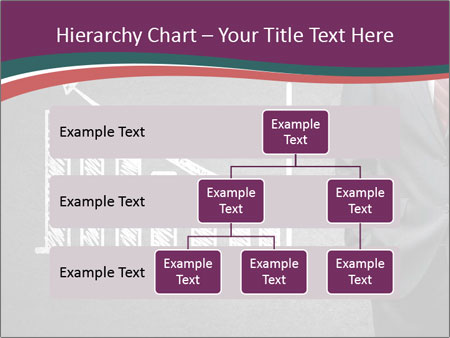Concrete Wall With Man Standing Next To Growth Chart: A Visual Representation Of Progress. Google Slides Theme - Slide 67