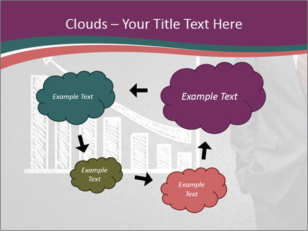 Concrete Wall With Man Standing Next To Growth Chart: A Visual Representation Of Progress. Google Slides Theme - Slide 72
