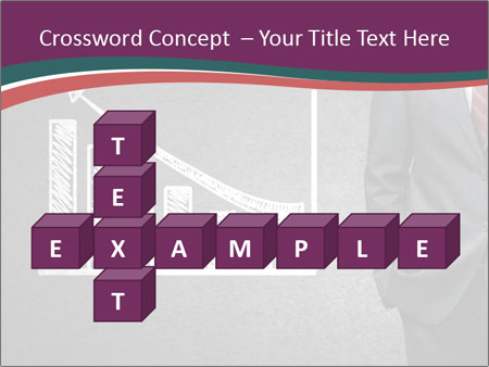 Concrete Wall With Man Standing Next To Growth Chart: A Visual Representation Of Progress. Google Slides Theme - Slide 82