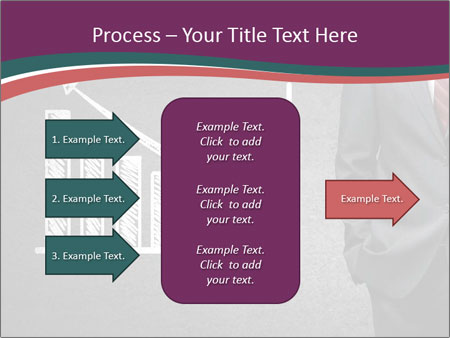 Concrete Wall With Man Standing Next To Growth Chart: A Visual Representation Of Progress. Google Slides Theme - Slide 85