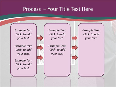 Concrete Wall With Man Standing Next To Growth Chart: A Visual Representation Of Progress. Google Slides Theme - Slide 86