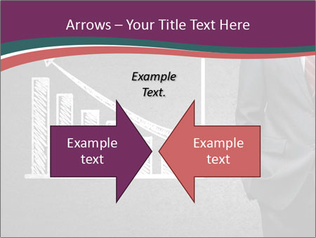 Concrete Wall With Man Standing Next To Growth Chart: A Visual Representation Of Progress. Google Slides Theme - Slide 90