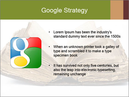 Isolated White Background Old Book - Vintage And Classic Design. Google Slides Theme - Slide 10