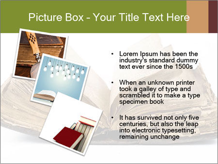 Isolated White Background Old Book - Vintage And Classic Design. Google Slides Theme - Slide 17