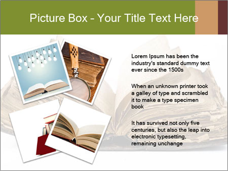 Isolated White Background Old Book - Vintage And Classic Design. Google Slides Theme - Slide 23