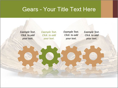 Isolated White Background Old Book - Vintage And Classic Design. Google Slides Theme - Slide 48