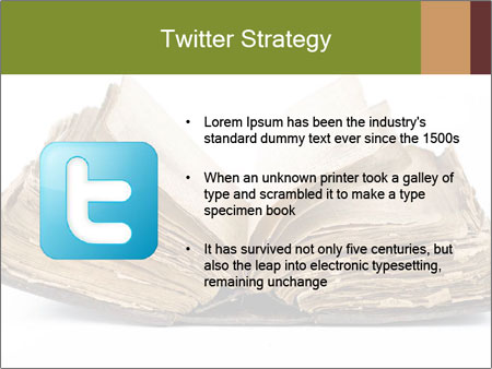 Isolated White Background Old Book - Vintage And Classic Design. Google Slides Theme - Slide 9