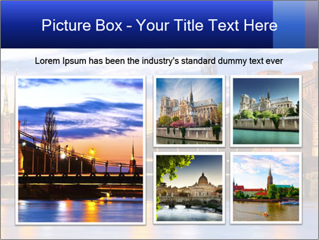 Dusk In Wroclaw: Grunwaldzki Bridge And Cathedral Amongst The Most Iconic Buildings Google Slides Theme - Slide 19