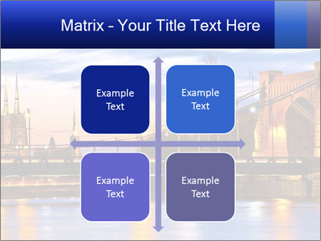 Dusk In Wroclaw: Grunwaldzki Bridge And Cathedral Amongst The Most Iconic Buildings Google Slides Theme - Slide 37