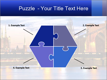 Dusk In Wroclaw: Grunwaldzki Bridge And Cathedral Amongst The Most Iconic Buildings Google Slides Theme - Slide 40