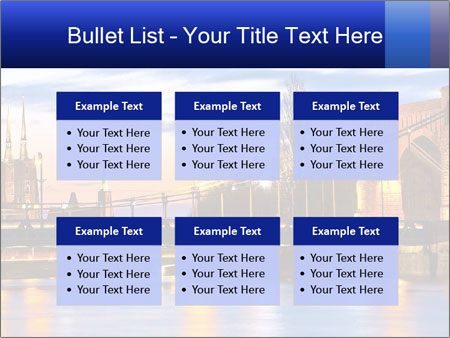 Dusk In Wroclaw: Grunwaldzki Bridge And Cathedral Amongst The Most Iconic Buildings Google Slides Theme - Slide 56