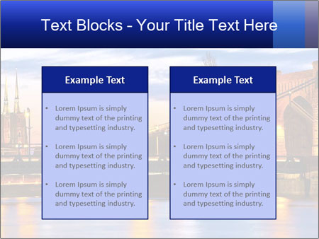 Dusk In Wroclaw: Grunwaldzki Bridge And Cathedral Amongst The Most Iconic Buildings Google Slides Theme - Slide 57