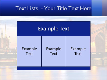 Dusk In Wroclaw: Grunwaldzki Bridge And Cathedral Amongst The Most Iconic Buildings Google Slides Theme - Slide 59
