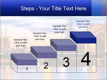Dusk In Wroclaw: Grunwaldzki Bridge And Cathedral Amongst The Most Iconic Buildings Google Slides Theme - Slide 64