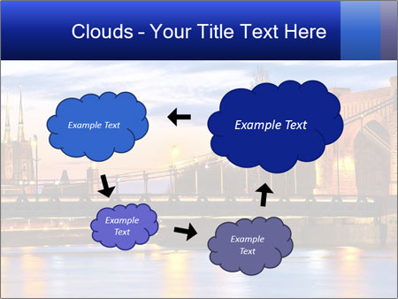 Dusk In Wroclaw: Grunwaldzki Bridge And Cathedral Amongst The Most Iconic Buildings Google Slides Theme - Slide 72