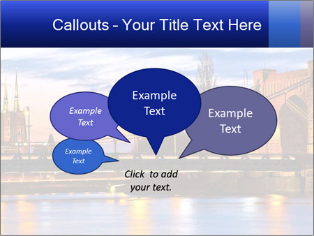 Dusk In Wroclaw: Grunwaldzki Bridge And Cathedral Amongst The Most Iconic Buildings Google Slides Theme - Slide 73
