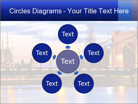 Dusk In Wroclaw: Grunwaldzki Bridge And Cathedral Amongst The Most Iconic Buildings Google Slides Theme - Slide 78