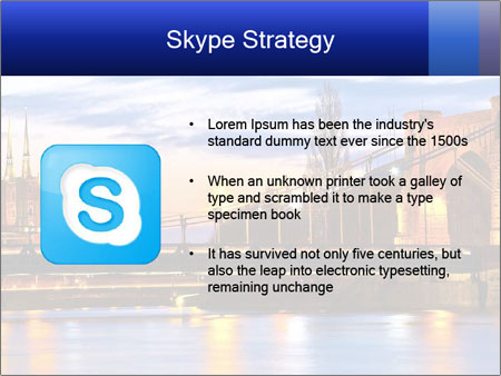 Dusk In Wroclaw: Grunwaldzki Bridge And Cathedral Amongst The Most Iconic Buildings Google Slides Theme - Slide 8