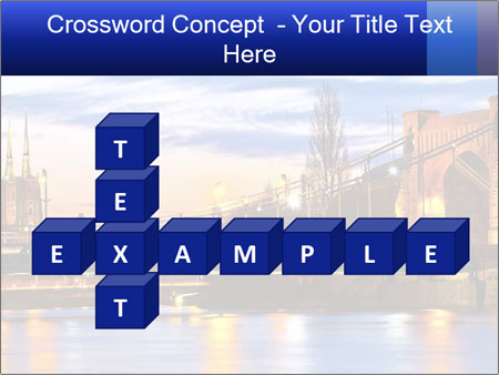 Dusk In Wroclaw: Grunwaldzki Bridge And Cathedral Amongst The Most Iconic Buildings Google Slides Theme - Slide 82