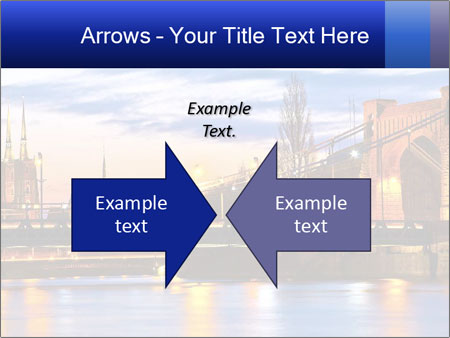 Dusk In Wroclaw: Grunwaldzki Bridge And Cathedral Amongst The Most Iconic Buildings Google Slides Theme - Slide 90