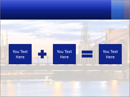 Dusk In Wroclaw: Grunwaldzki Bridge And Cathedral Amongst The Most Iconic Buildings Google Slides Theme - Slide 95