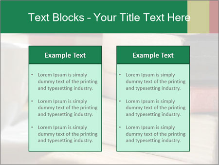 Table Stacked With Read Books - Organized Book Pile After Reading Session Google Slides Theme - Slide 57