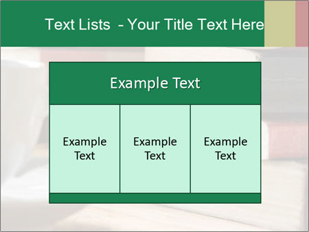 Table Stacked With Read Books - Organized Book Pile After Reading Session Google Slides Theme - Slide 59