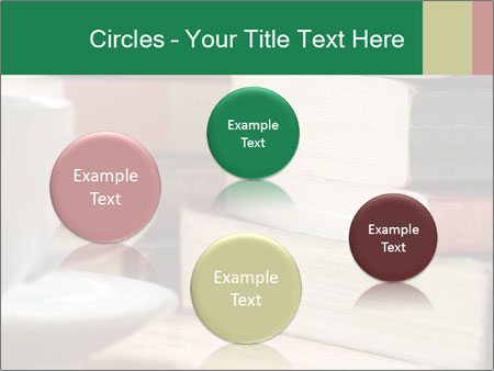 Table Stacked With Read Books - Organized Book Pile After Reading Session Google Slides Theme - Slide 77