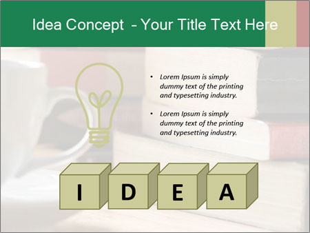 Table Stacked With Read Books - Organized Book Pile After Reading Session Google Slides Theme - Slide 80