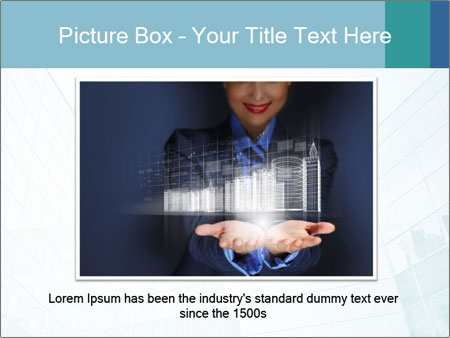 A blue glass building powerpoint presentation Google Slides Theme - Slide 15