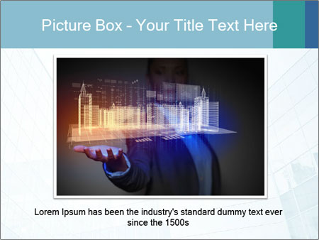 A blue glass building powerpoint presentation Google Slides Theme - Slide 16
